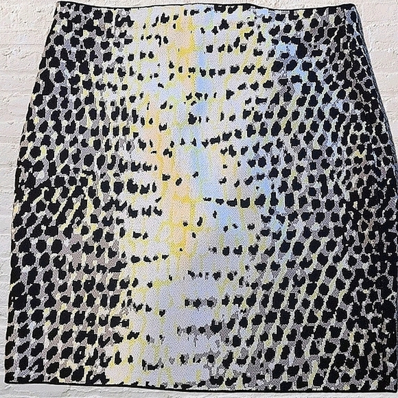 RACHEL Rachel Roy Abstract Animal Print Skirt, NWOT - Picture 3 of 9